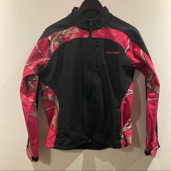 REALTREE Sz M Softshell Fleece Lined Jacket Sz M  (8-10) - Picture 1 of 10